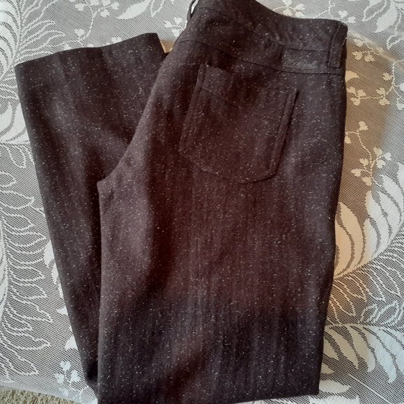 Woolrich Brown Tweed wool blend lined Pants - Picture 7 of 16